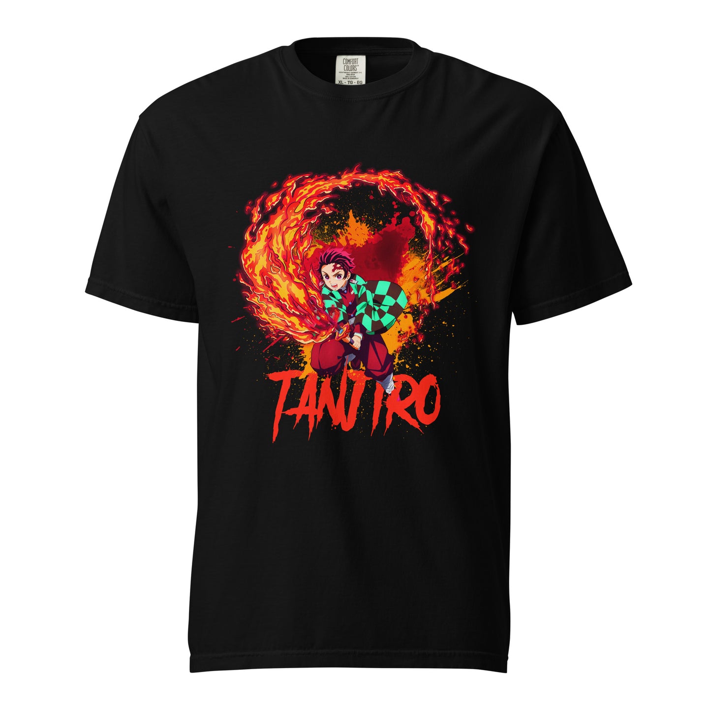 Demon Slayer Graphic Tee - Tanjiro Sun Breathing